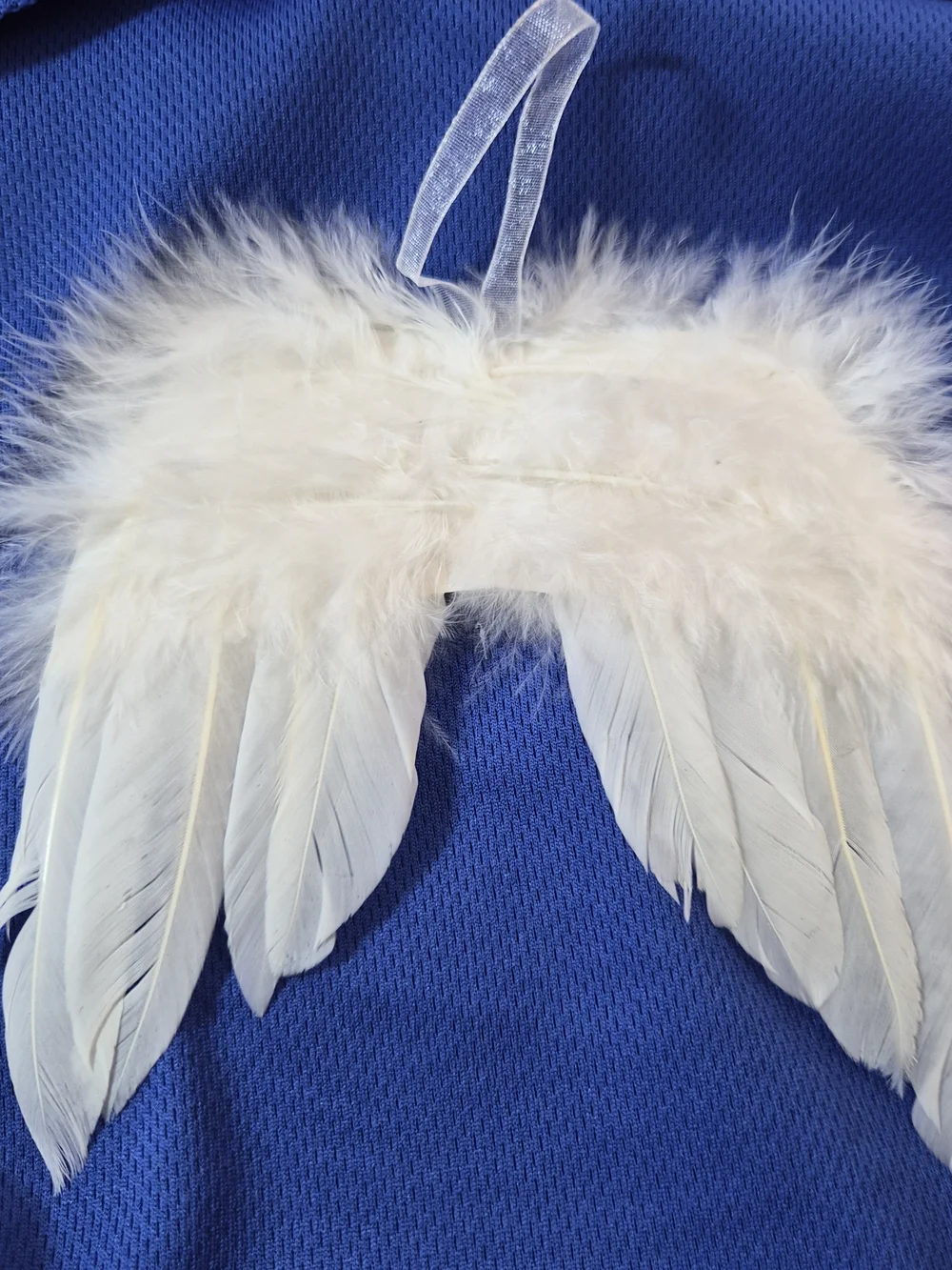 10 count, fluffy, white angel wings with hanger. Crafts, Ornaments, Scrapbook Sm